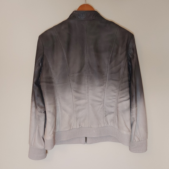 Danier ombré leather bomber jacket - Picture 2 of 8